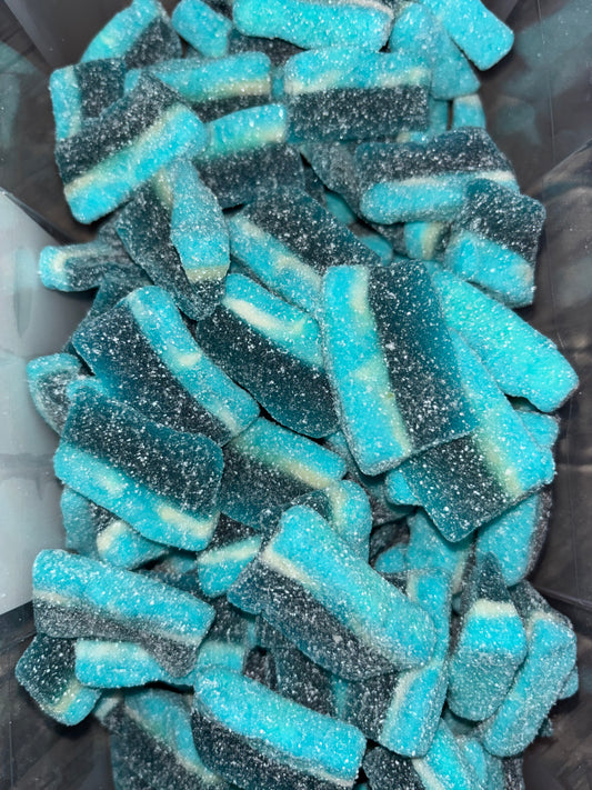 Tranche bleu sucrée
